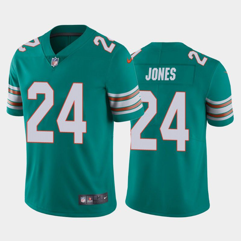 Men Miami Dolphins #24 Byron Jones Nike Green Limited NFL Jersey